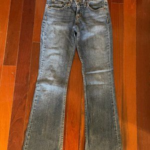 518 Superlow Levi's Flare Jeans (Size 3 Long)